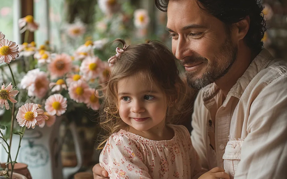 Single dad of two girls wakes up to prepare breakfast for his daughters, finds it already cooked