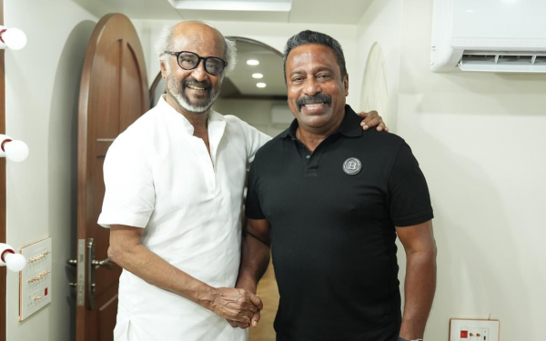 A Memorable Meeting: Actor Abhu Salim Meets Superstar Rajinikanth