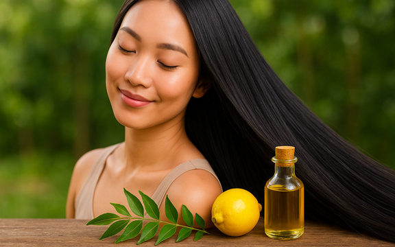 DIY Curry Leaves and Lemon Hair Oil: A Natural Remedy for Stronger, Healthier Hair