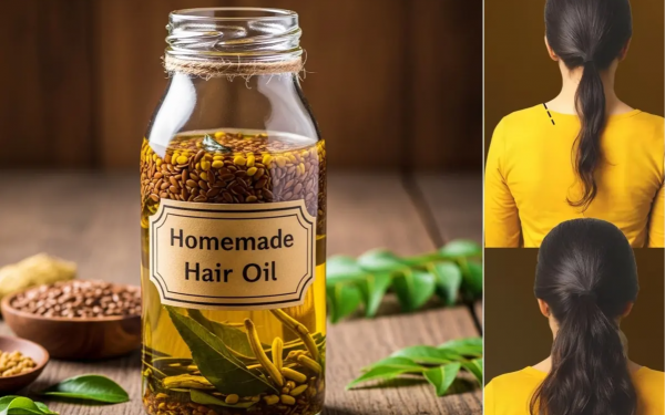 DIY Herbal Hair Oil: A Natural Way to Accelerate Hair Growth — 2x Faster!