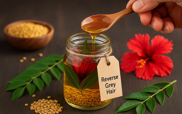 Reversing Gray Hair Naturally: The Kitchen Remedy Taking the Beauty World by Storm
