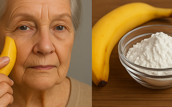 100-Year-Old Anti-Wrinkle Secret Goes Viral: The Natural Banana Peel & Cornstarch Face Mask