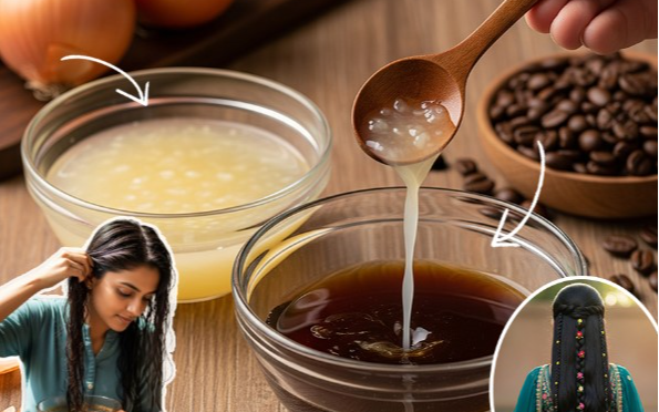 The Unexpected Duo: Onion and Coffee – Your Kitchen Secret for Thicker, Stronger Hair