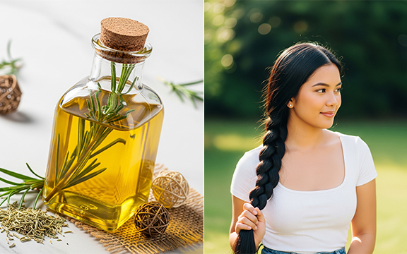 DIY rosemary oil serum that can reduce hair fall and thicken hair naturally